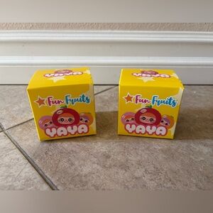 2 YAYA Fun Fruit Plush Pendant Blind Box.